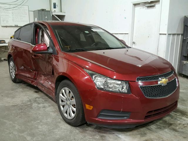 1G1PF5S99B7266867 - 2011 CHEVROLET CRUZE LT RED photo 1