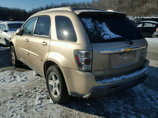 2CNDL73F766045000 - 2006 CHEVROLET EQUINOX LT GOLD photo 3