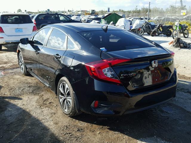 19XFC1F72HE027781 - 2017 HONDA CIVIC EXL BLACK photo 3