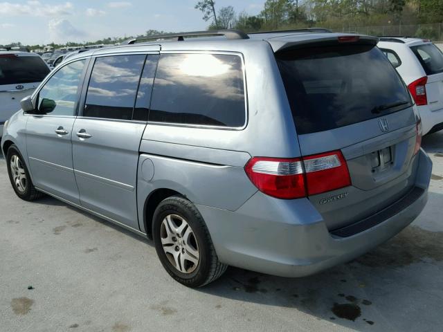5FNRL384X6B001187 - 2006 HONDA ODYSSEY EX GREEN photo 3