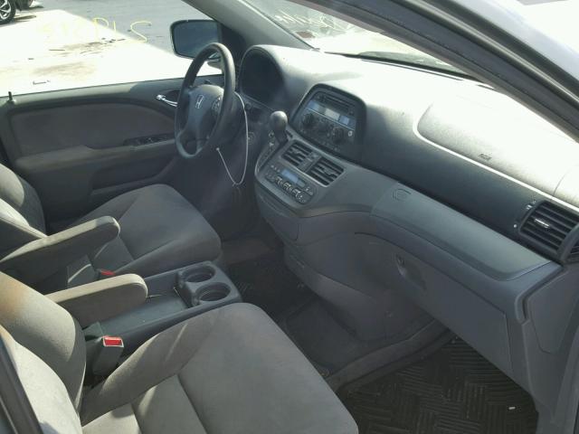 5FNRL384X6B001187 - 2006 HONDA ODYSSEY EX GREEN photo 5