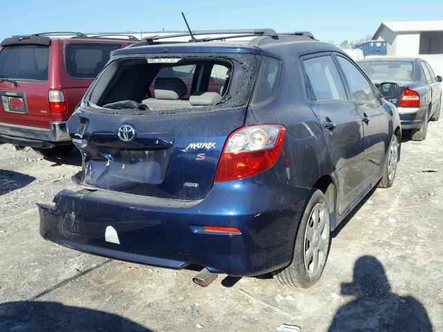 2T1LE40E09C006434 - 2009 TOYOTA COROLLA MA BLUE photo 4