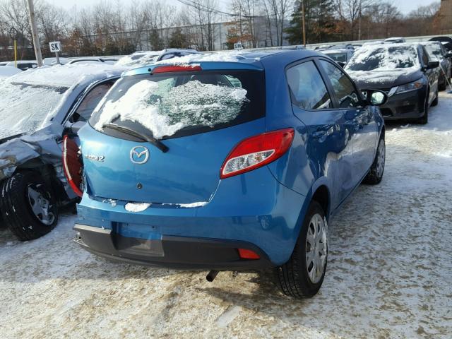 JM1DE1KZ1C0147016 - 2012 MAZDA MAZDA2 BLUE photo 4