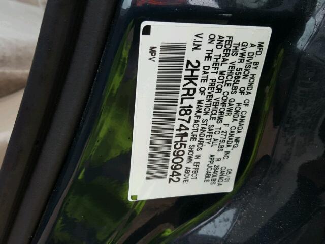 2HKRL18741H590942 - 2001 HONDA ODYSSEY EX GREEN photo 10