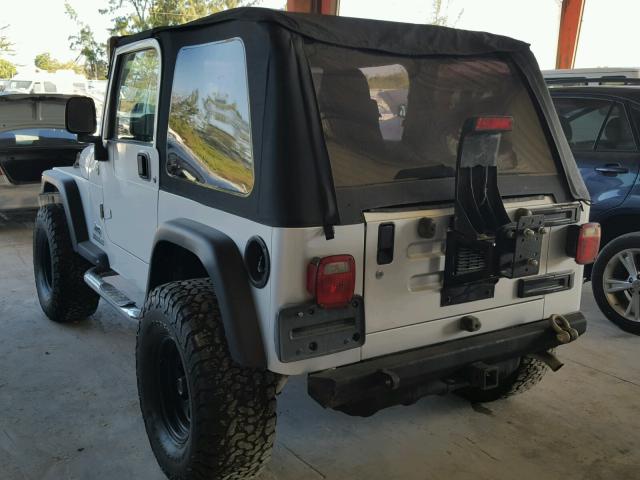 1J4FA29S86P763417 - 2006 JEEP WRANGLER / SILVER photo 3