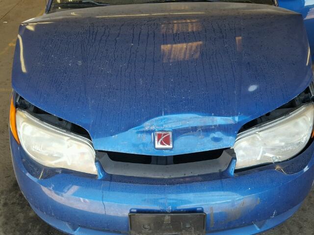 1G8AN12FX4Z159486 - 2004 SATURN ION LEVEL BLUE photo 7