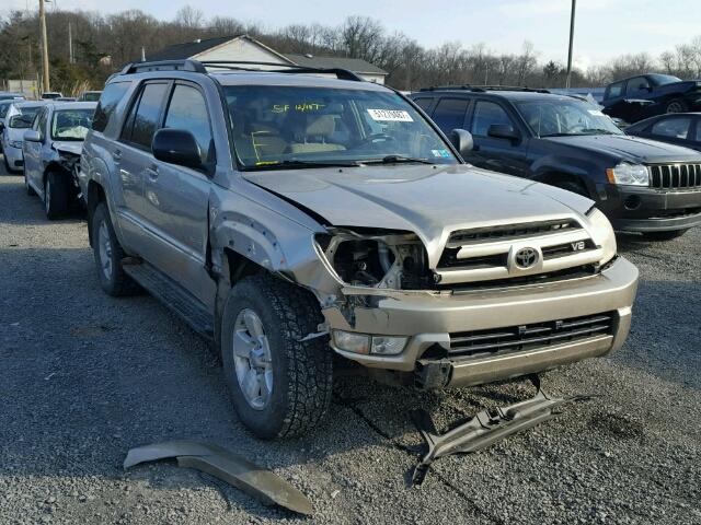 JTEBT14R540033401 - 2004 TOYOTA 4RUNNER SR TAN photo 1