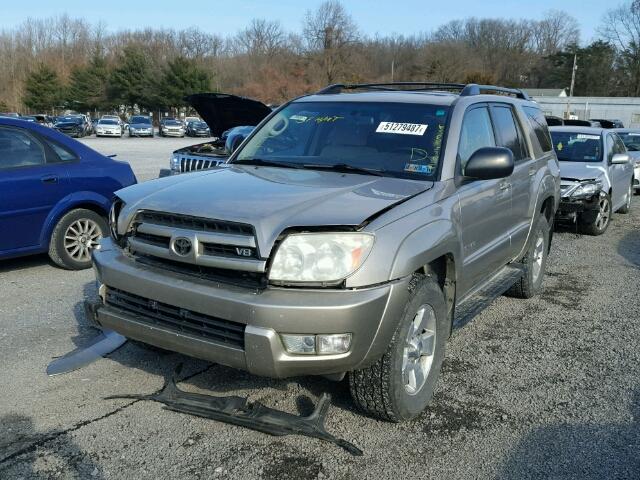 JTEBT14R540033401 - 2004 TOYOTA 4RUNNER SR TAN photo 2