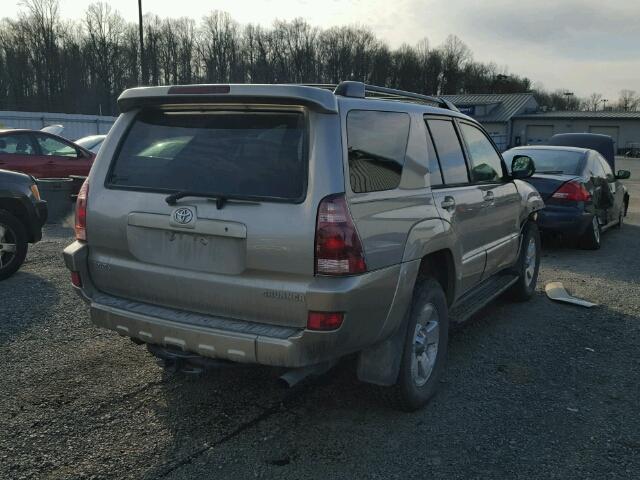 JTEBT14R540033401 - 2004 TOYOTA 4RUNNER SR TAN photo 4