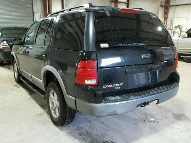 1FMZU63E02ZB57608 - 2002 FORD EXPLORER X BLACK photo 3