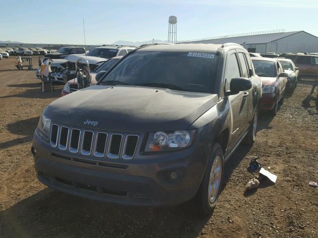 1C4NJCBA4ED830622 - 2014 JEEP COMPASS SP CHARCOAL photo 2