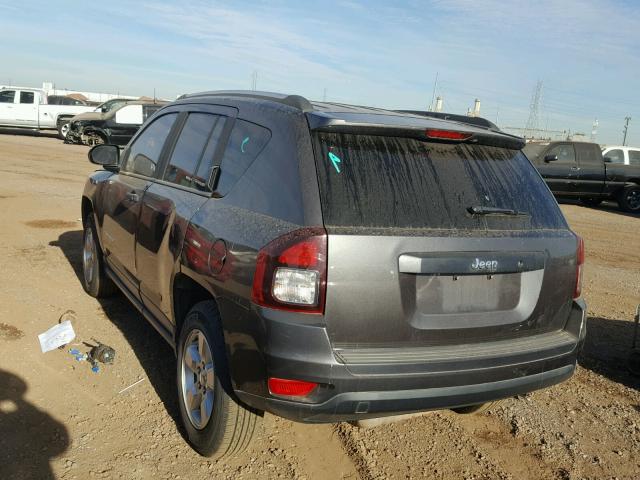 1C4NJCBA4ED830622 - 2014 JEEP COMPASS SP CHARCOAL photo 3