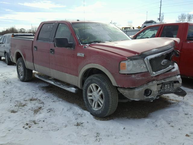 1FTPW14VX8FA22671 - 2008 FORD F150 SUPER RED photo 1