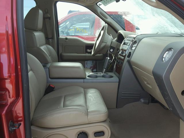 1FTPW14VX8FA22671 - 2008 FORD F150 SUPER RED photo 5