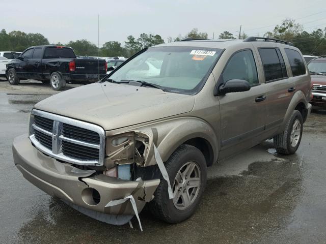 1D4HD48N06F160807 - 2006 DODGE DURANGO SL GRAY photo 2