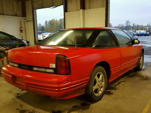 1G3WH12M6SD352424 - 1995 OLDSMOBILE CUTLASS SU RED photo 4