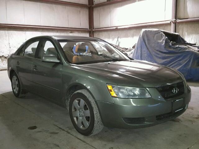 5NPET46C27H194761 - 2007 HYUNDAI SONATA GLS GREEN photo 1