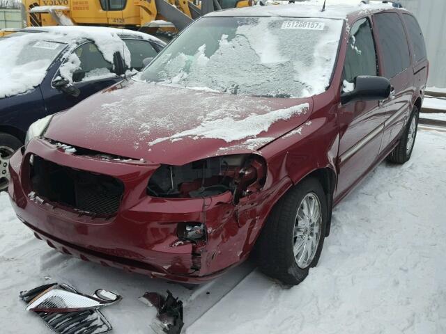 5GADV33L25D157721 - 2005 BUICK TERRAZA CX BURGUNDY photo 2