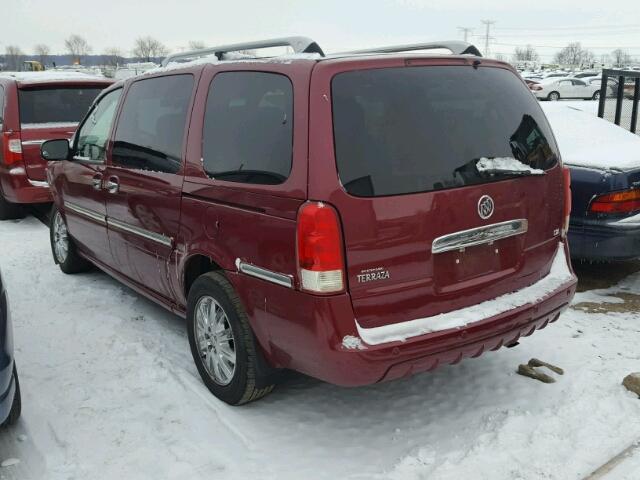 5GADV33L25D157721 - 2005 BUICK TERRAZA CX BURGUNDY photo 3