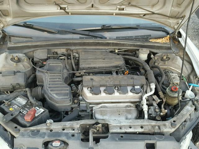 2HGES26775H517199 - 2005 HONDA CIVIC EX 银色 照片 7
