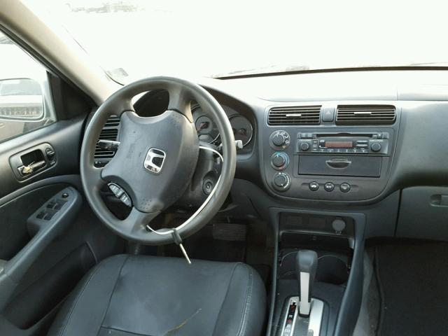 2HGES26775H517199 - 2005 HONDA CIVIC EX SILVER photo 9