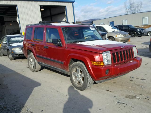 1J8HG48K26C131944 - 2006 JEEP COMMANDER RED photo 1