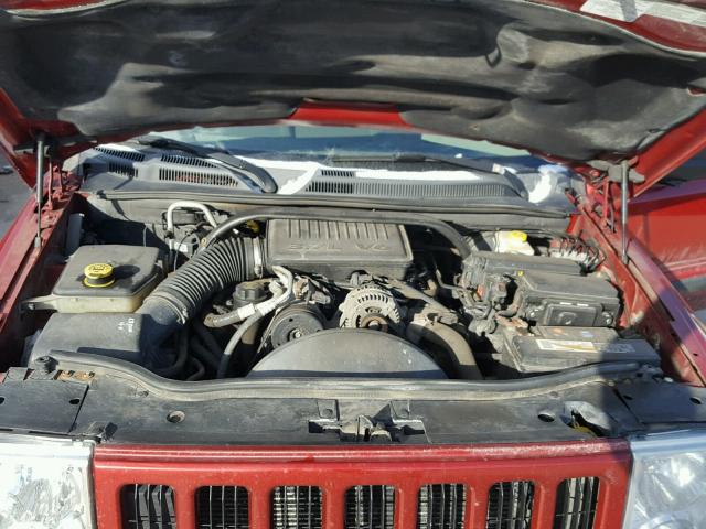 1J8HG48K26C131944 - 2006 JEEP COMMANDER წითელი ფოტო 7