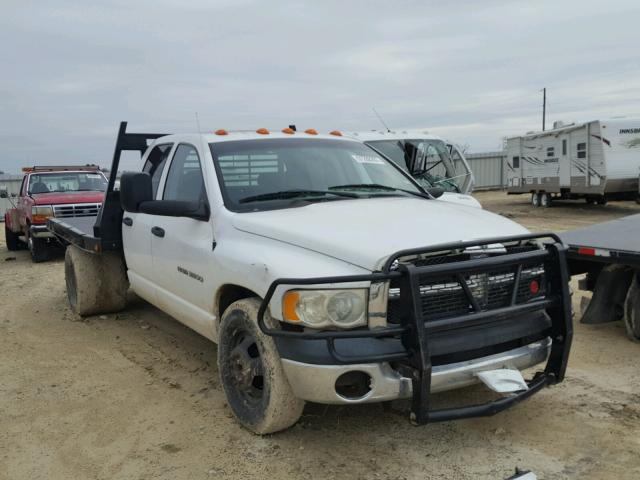 3D7MA48C44G252152 - 2004 DODGE RAM 3500 S WHITE photo 1