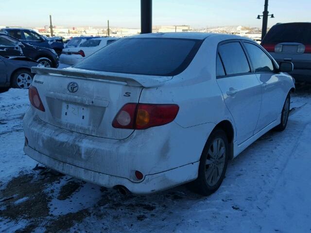 2T1BU4EE4AC348965 - 2010 TOYOTA COROLLA BA WHITE photo 4