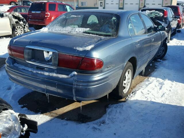 1G4HP54K8YU344523 - 2000 BUICK LESABRE CU BLUE photo 4