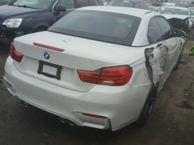 WBS3U9C53FP968082 - 2015 BMW M4 WHITE photo 4