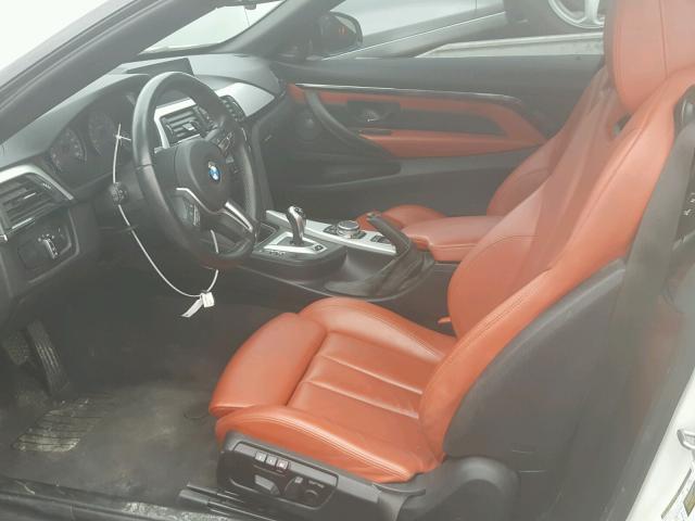 WBS3U9C53FP968082 - 2015 BMW M4 WHITE photo 5