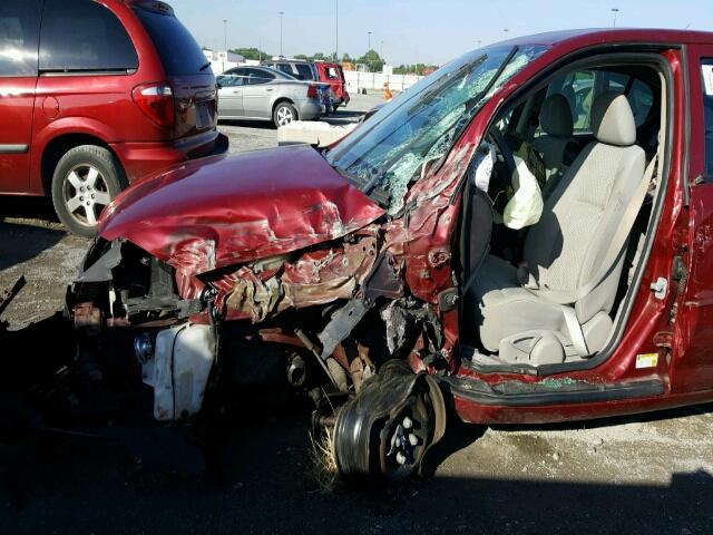 1G1AL58FX87153188 - 2008 CHEVROLET COBALT LT BURGUNDY photo 9