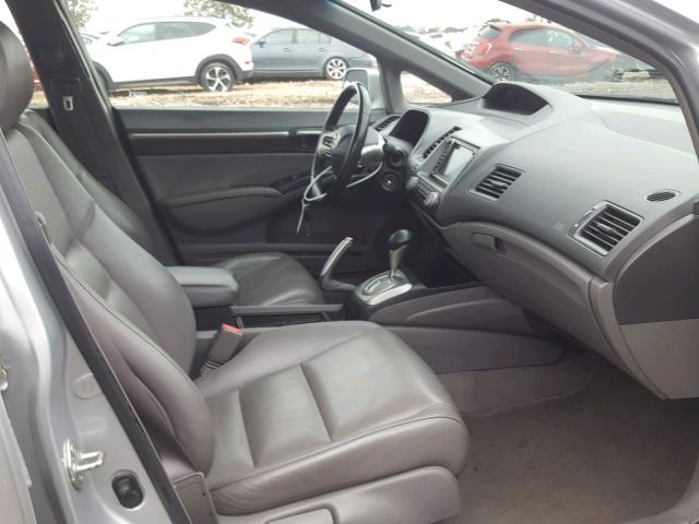 1HGFA16938L074057 - 2008 HONDA CIVIC EXL 银色 照片 5