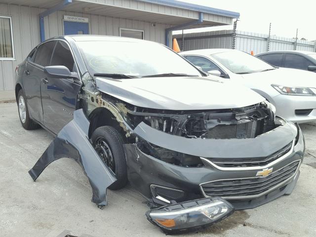 1G1ZB5ST6HF104323 - 2017 CHEVROLET MALIBU LS BLACK photo 1