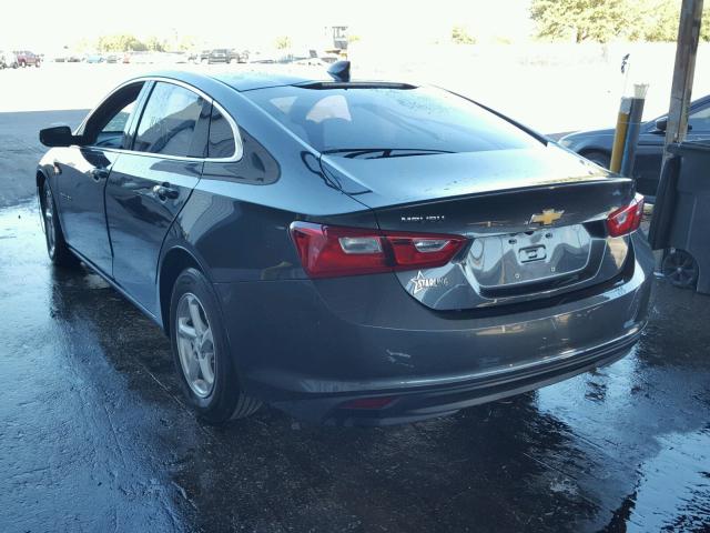 1G1ZB5ST6HF104323 - 2017 CHEVROLET MALIBU LS BLACK photo 3