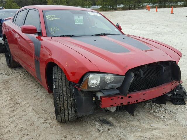 2C3CDXBG1CH215511 - 2012 DODGE CHARGER SE RED photo 1