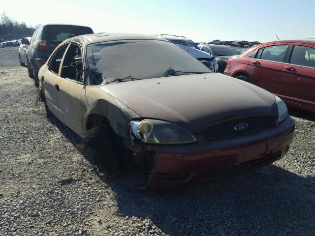 1FAHP53256A241067 - 2006 FORD TAURUS SE MAROON photo 1