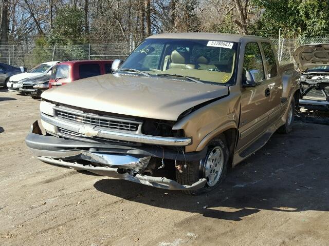 2GCEK19T2Y1294634 - 2000 CHEVROLET SILVERADO GOLD photo 2