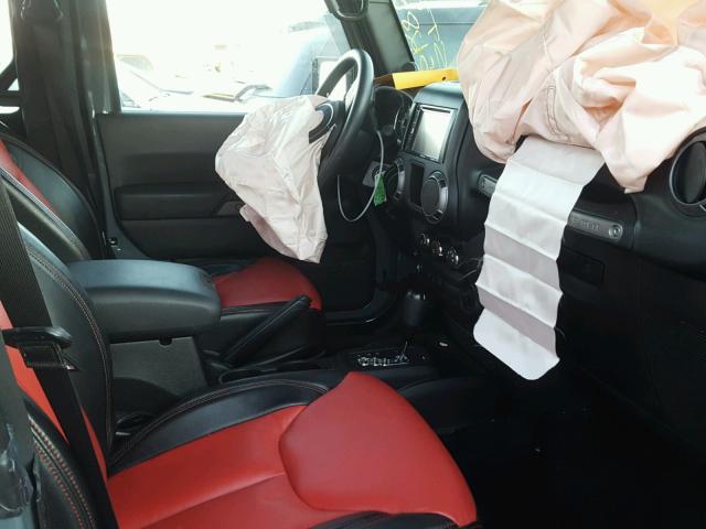 1C4AJWAG0EL160157 - 2014 JEEP WRANGLER S GRAY photo 5