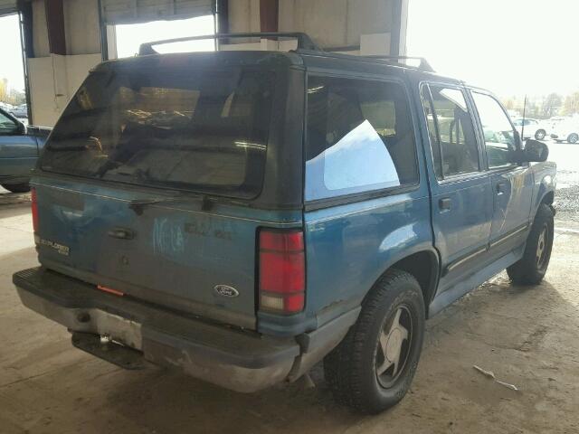 1FMDU34X3RUE72421 - 1994 FORD EXPLORER GREEN photo 4