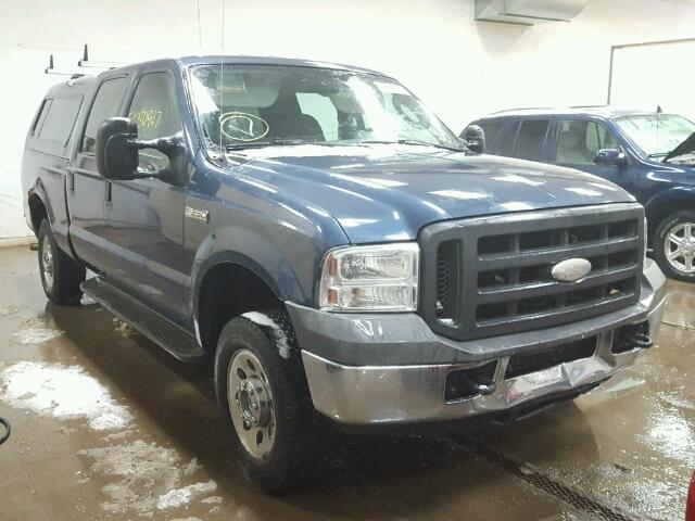 1FTSW21595EA92040 - 2005 FORD F250 SUPER BLUE photo 1