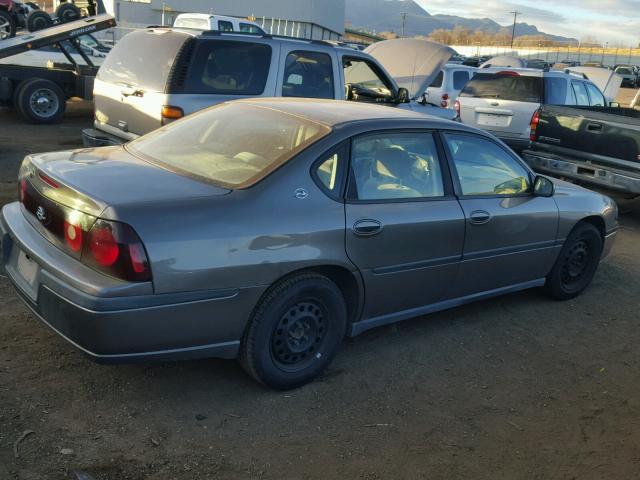 2G1WF52E939319690 - 2003 CHEVROLET IMPALA TAN photo 10