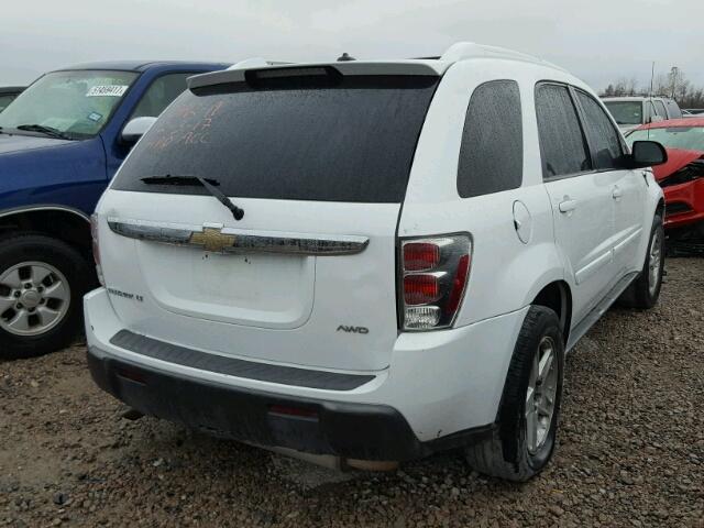 2CNDL73F956201830 - 2005 CHEVROLET EQUINOX LT WHITE photo 4