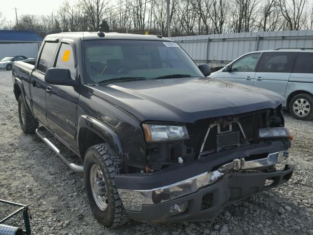 1GCGK13U83F123379 - 2003 CHEVROLET SILVERADO BLACK photo 1