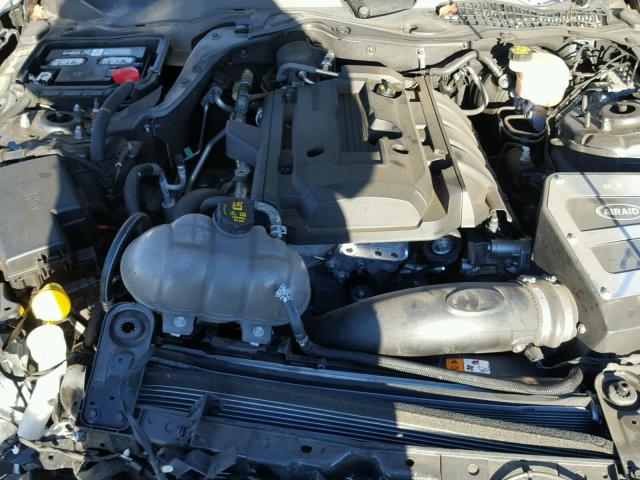 1FA6P8TH6G5231381 - 2016 FORD MUSTANG GRAY photo 7