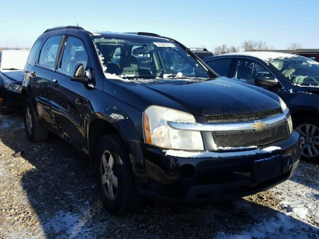 2CNDL13F986320849 - 2008 CHEVROLET EQUINOX LS BLACK photo 1