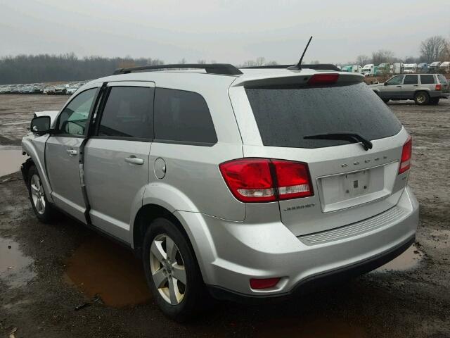 3C4PDCBB2CT394692 - 2012 DODGE JOURNEY SX SILVER photo 3