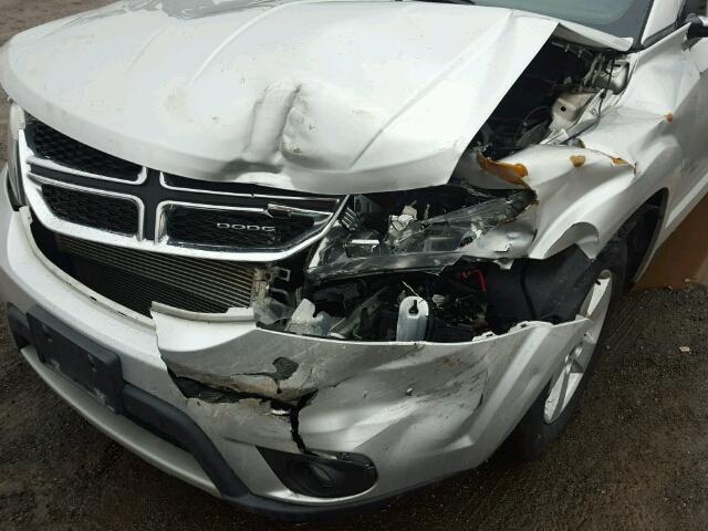 3C4PDCBB2CT394692 - 2012 DODGE JOURNEY SX SILVER photo 9