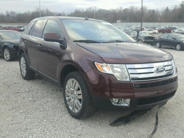 2FMDK4KC9ABB07957 - 2010 FORD EDGE LIMIT BURGUNDY photo 1